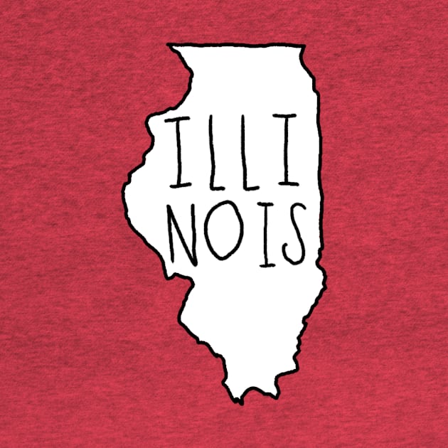 The State of Illinois - no color by loudestkitten